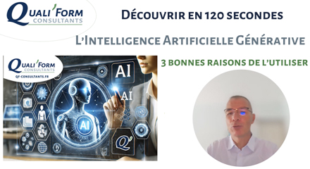 Episode 1 Intelligence artificielle générative | Actu QUALIFORM CONSULTANTS qualité • formations • accompagnement
