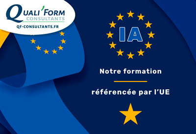 Image Formation IA référencés par l'Union Européenne UE | Actu QUALIFORM CONSULTANTS qualité • formations • accompagnement